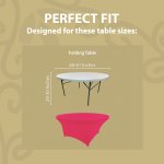 Spandex Cocktail Tablecloth 60 Inch 5 Foot Round Fit Hot Pink